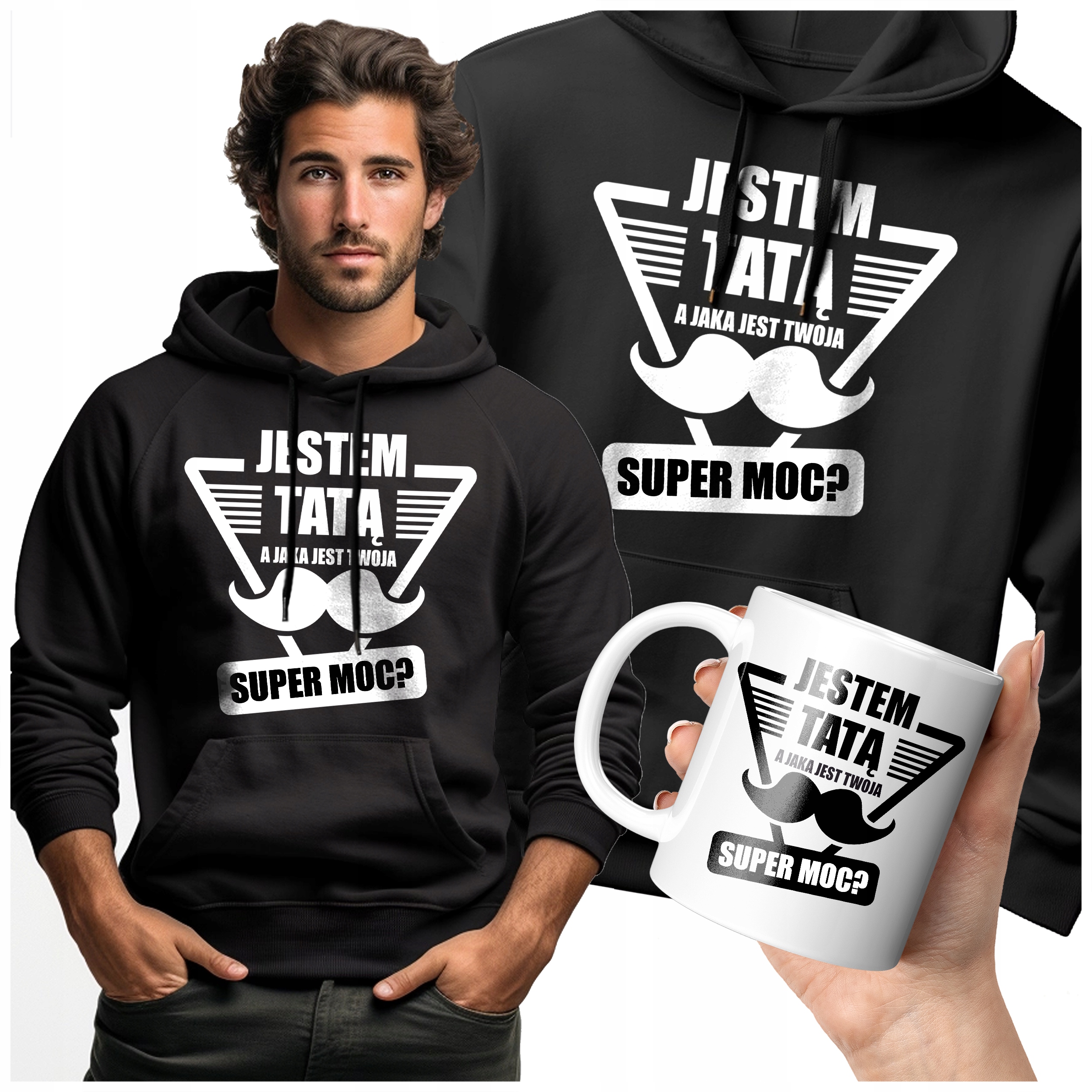 Pánská Mikina Teplá Jsem Táta A Jaká Je Tvoje Superschopnost Dárek Vtipný