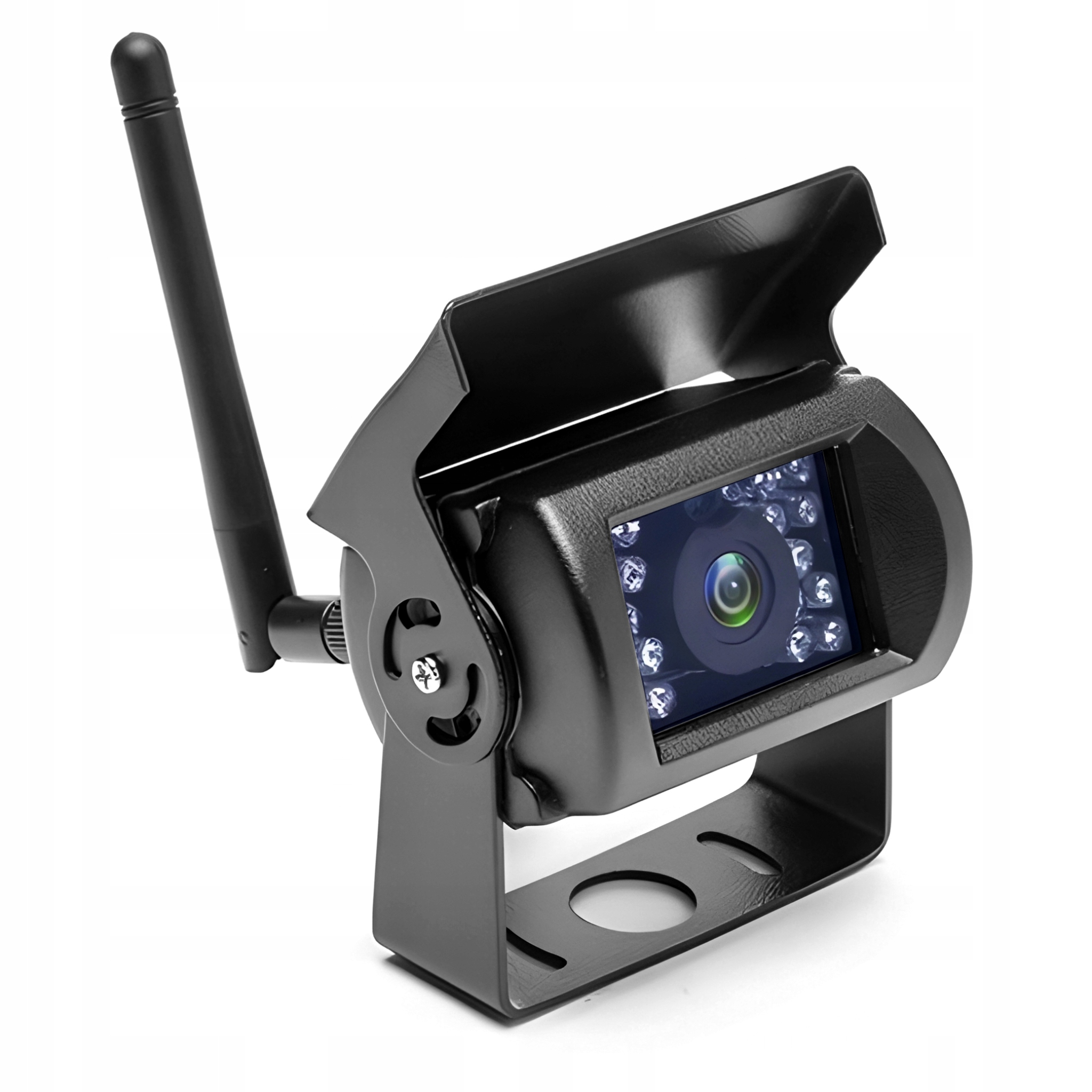 Bezprzewodowa Kamera Cofania do Monitorów 2.4Ghz Metalowa Tir Bus 12/24V