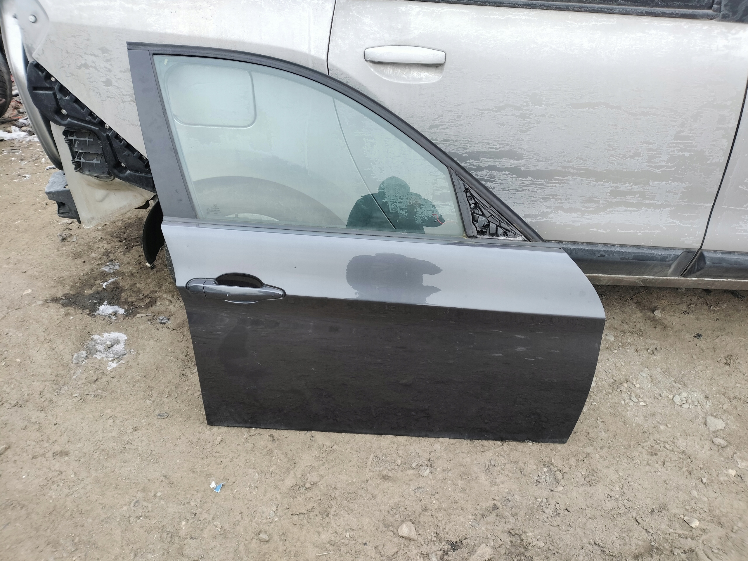 Bmw e90 e91 drzwi przednie prawe a22 a22/7 sparkling graphite