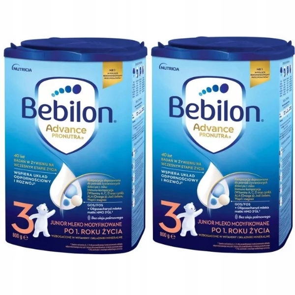 Bebilon 3 Pronutra-Advance mleko następne 2x800g