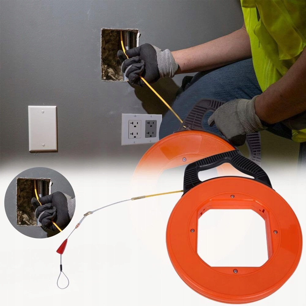 Skleněné vlákno pro protahování kabelů 30 m 4 mm²