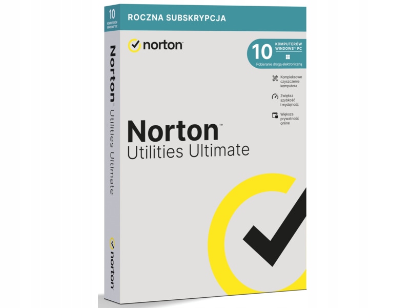 Oprogramowanie Norton Utilities Ultimate Symantec 10 st. 12 miesięcy