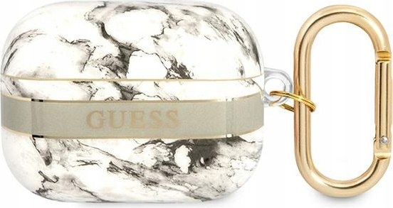 Etui Guess Marble Strap Collection na AirPods Pro szare Guess