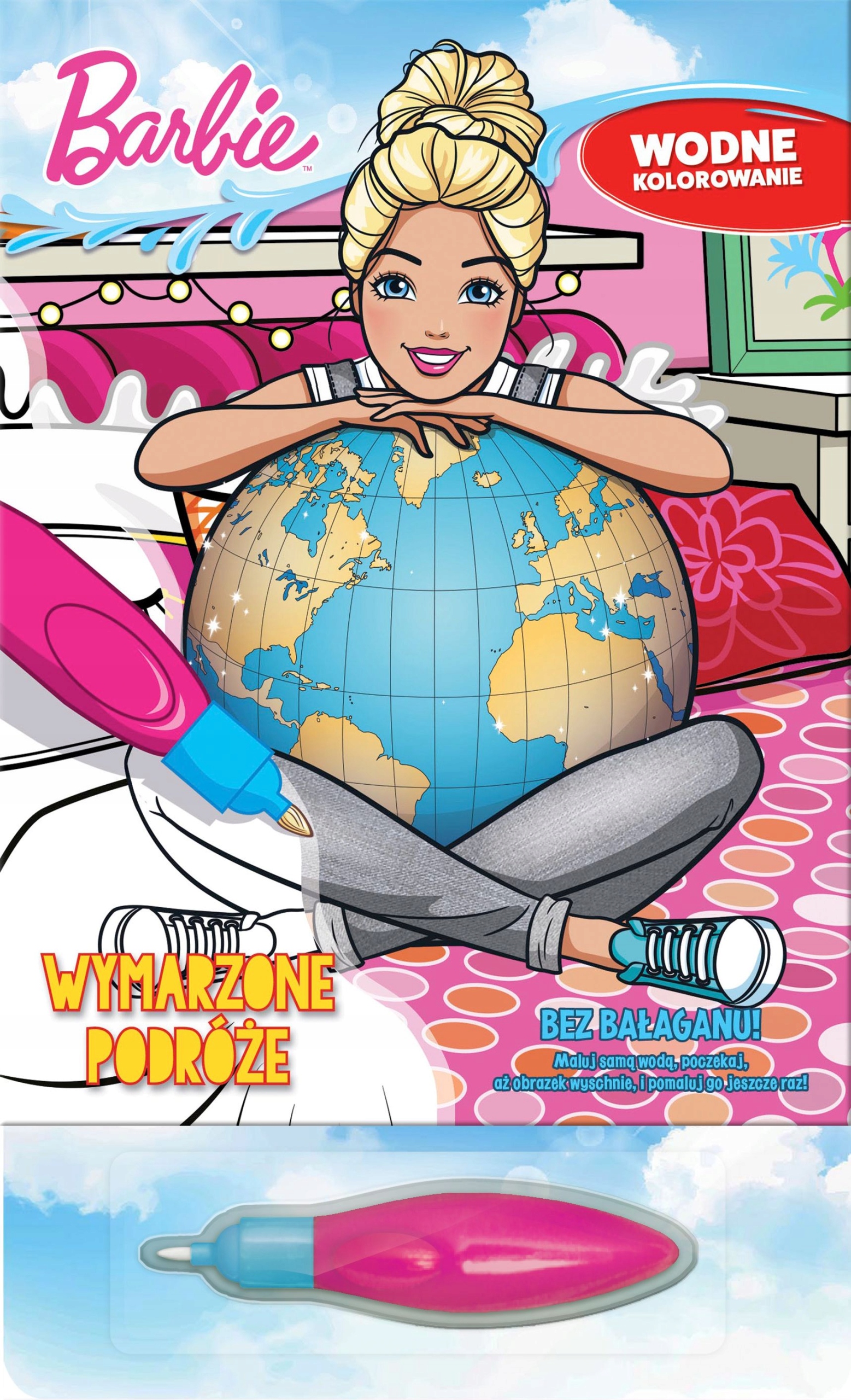 

Barbie Wodne Kolorowanie Wodna Kolorowanka Pisak