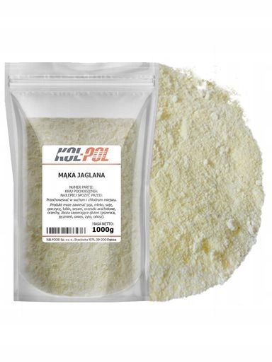 Levně 5x Jáhlová Mouka 1kg Přírodní z jáhlového prosa, čerstvá kvalita Kol-Pol
