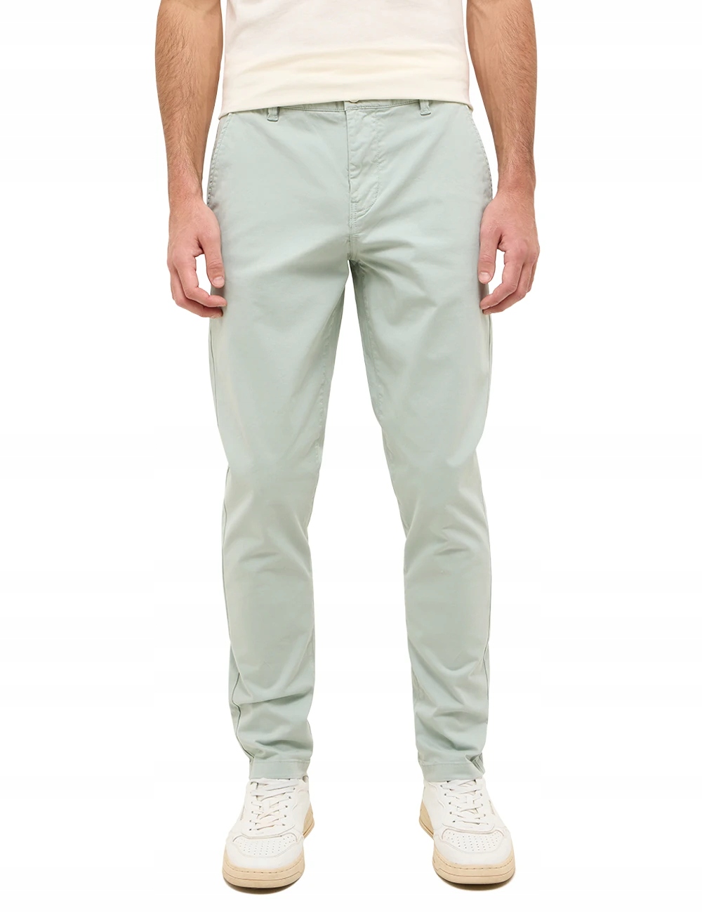 Mustang pánské kalhoty casual chinos Slim Fit mátové přiléhavé 31/32