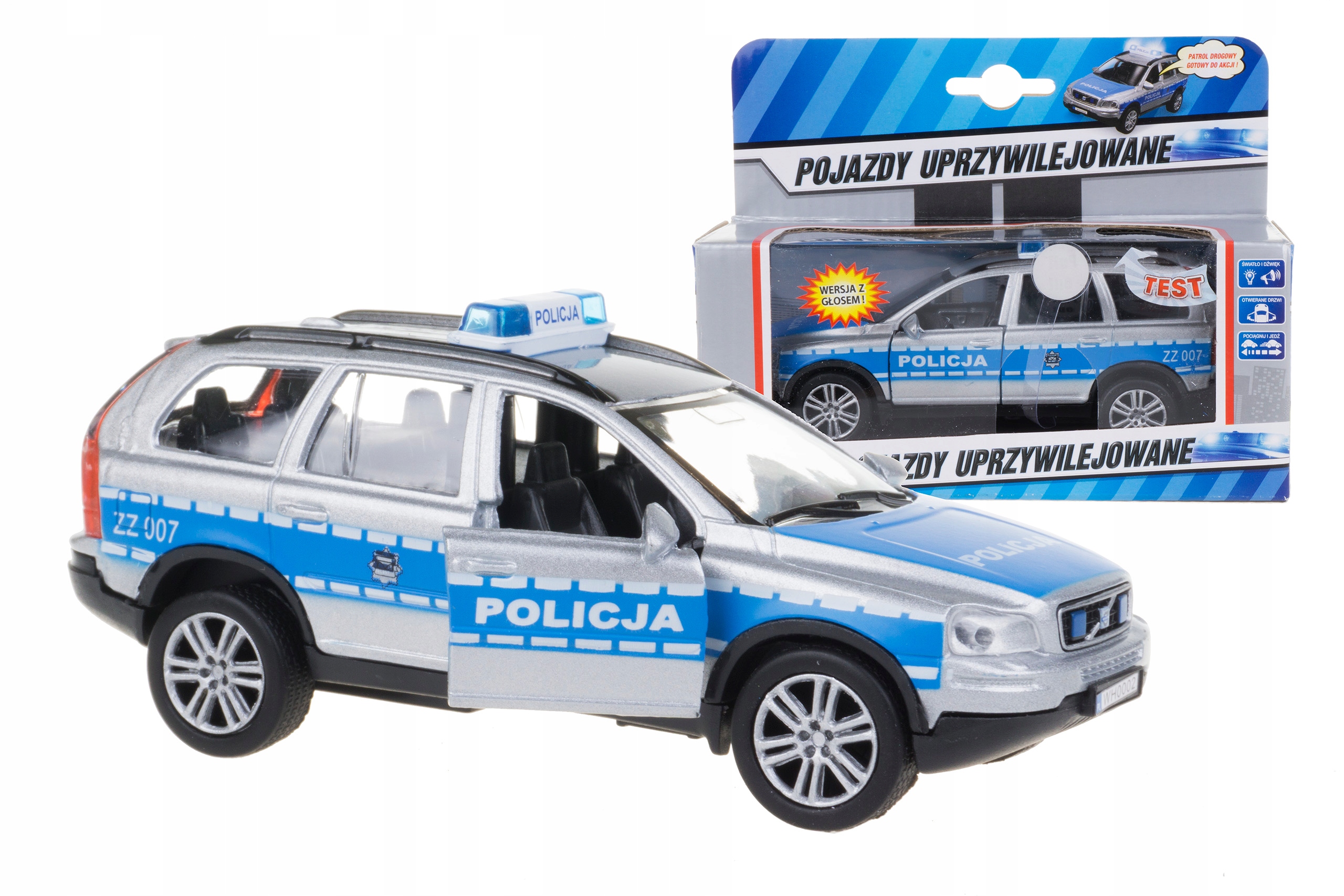 

Policja Radiowóz Metal Światło Dźwięk Lektor Pl