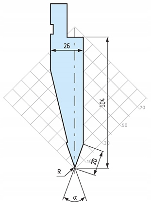 STEMPEL do prasy krawędziowej TYP AMADA/835-s/NOWY