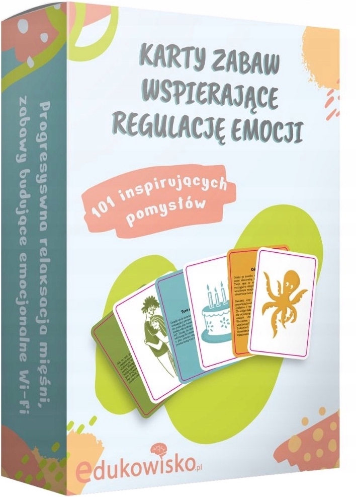 ZABAWY WSPIERAJĄCE REGULACJĘ EMOCJI – 101 pomysłów Karty Edukowisko +ołówek Typ Podstawa