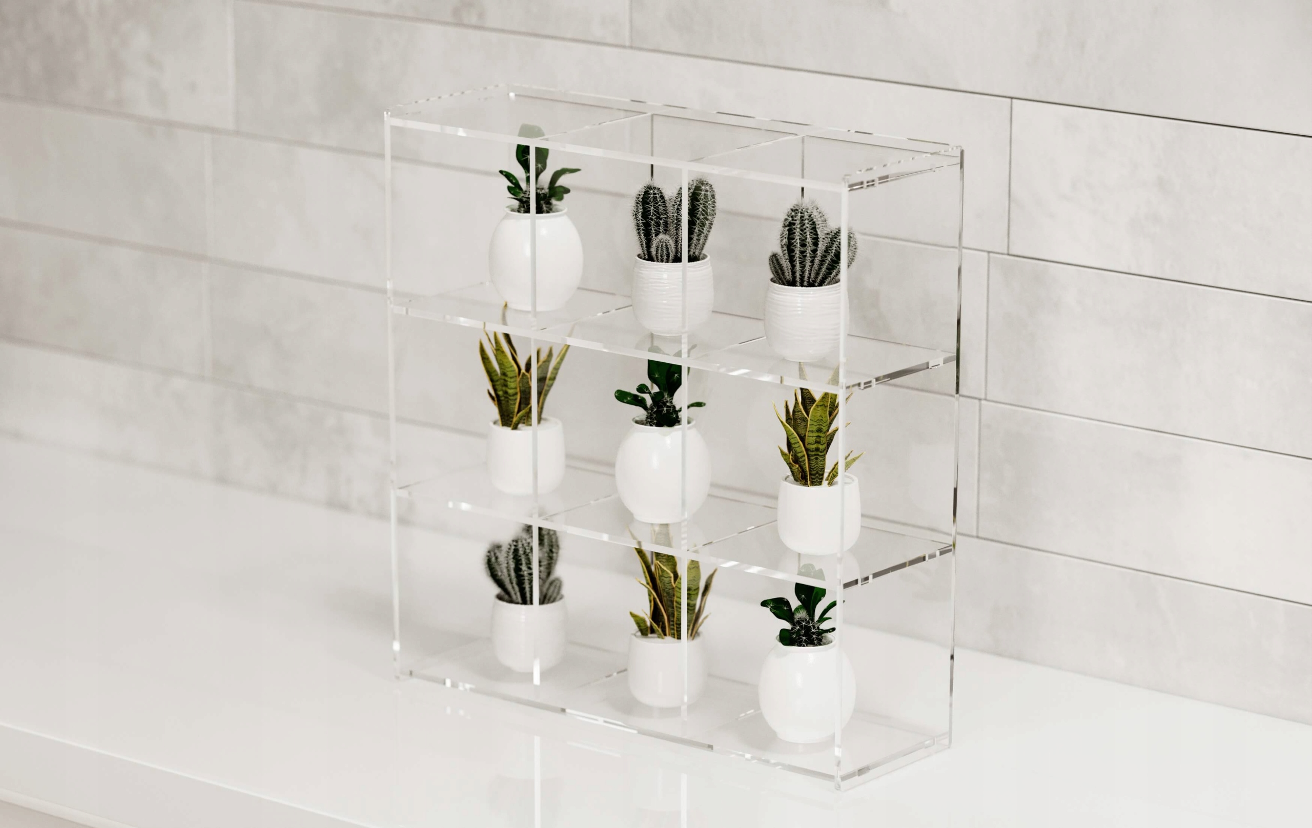 Mini gablotka stojąca witryna PLEXI PLEKSI 4mm 227x240x105 mm Kod producenta MCJ