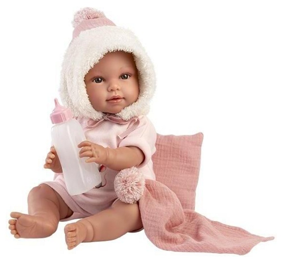 Lalka płacząca z kocykiem Olivia 38cm