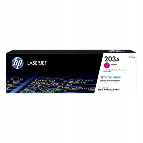 Originální toner Magenta Hp Color LaserJet M254, Mfp M280, Mfp M281 (203A C)