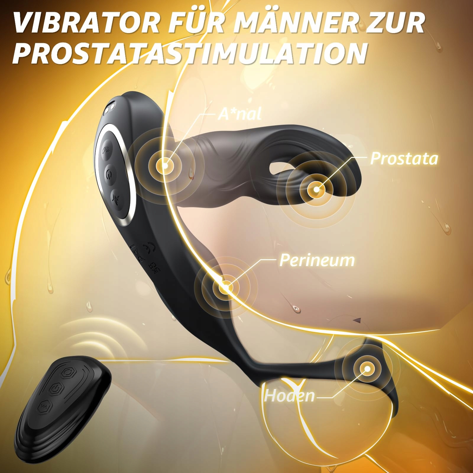 5IN1 Wibratory Analne Dla Mężczyzn Z Pierścieniem Prostaty I Dildo — miniatura 4