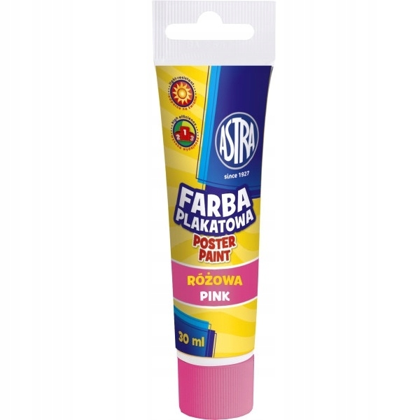 

Farba plakatowa, tuba 30 ml różowa (301107002)