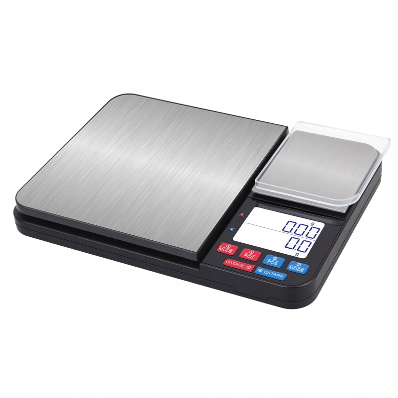 Kuchyňská Váha 5 Kg 0,1 G Klenotnická 500 G 0,01 G Přesný LCD displej