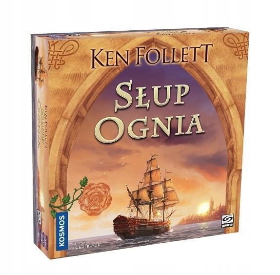 Gra planszowa Słup Ognia Ken Follett polskiego wydawnictwa Galakta 32550