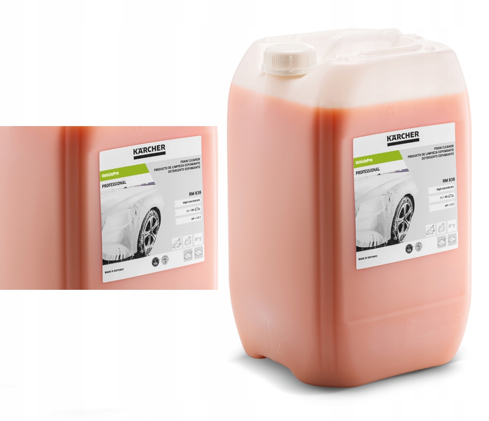 RM 838 ЛУЖНА ПІНА KARCHER 20L ШАМПУНЬ