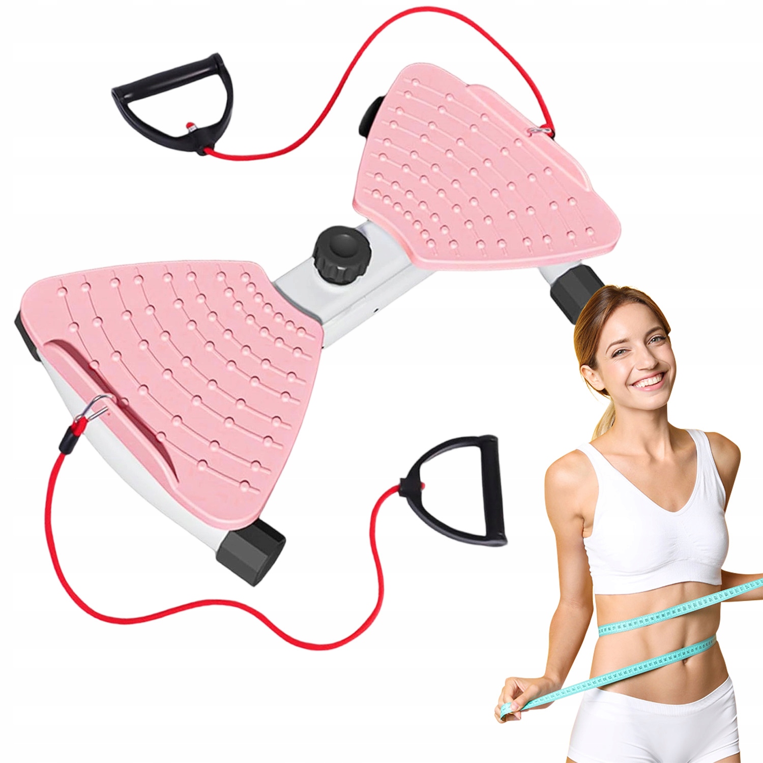 Rotační Twister Pro Cvičení, Platforma Pro Masáž Nohou S Výstupky Do 100 Kg