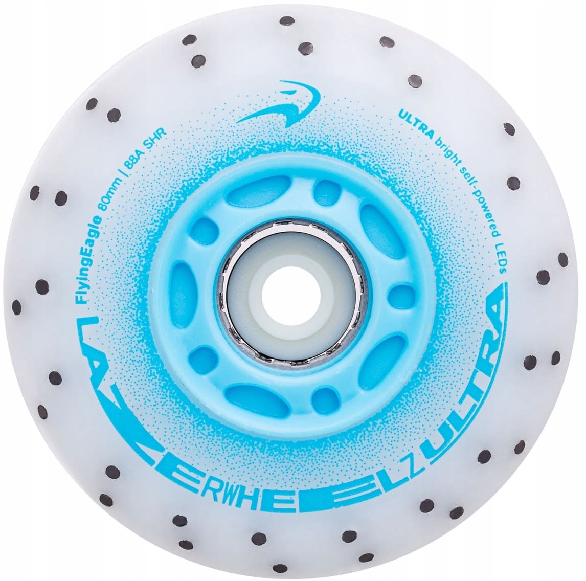 Led Kółka do Rolek Flying Eagle Lazerwheelz+sparks Ultra 80 mm/88A 4 szt