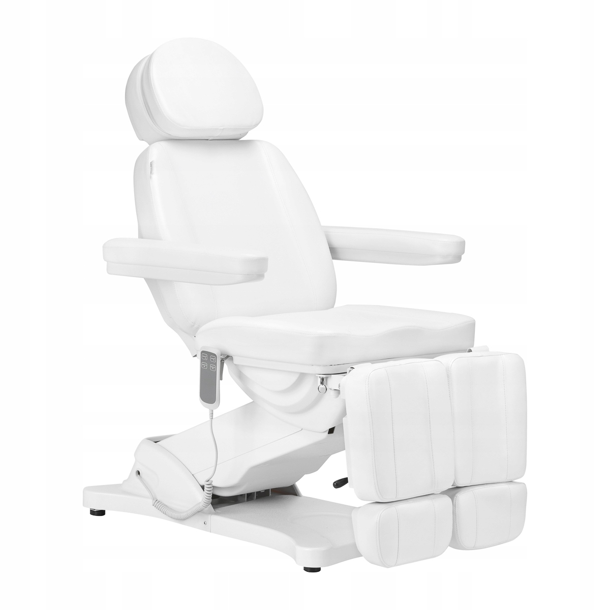 Elektrické kosmetické křeslo Sillon Classic 2 motory pedi bílé