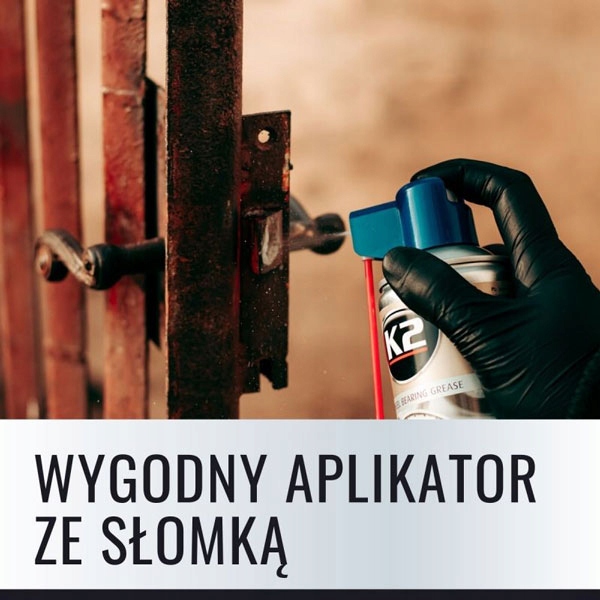 Smar do łożysk K2 ŁT-43 Spray 400ml Rodzaj biały smar