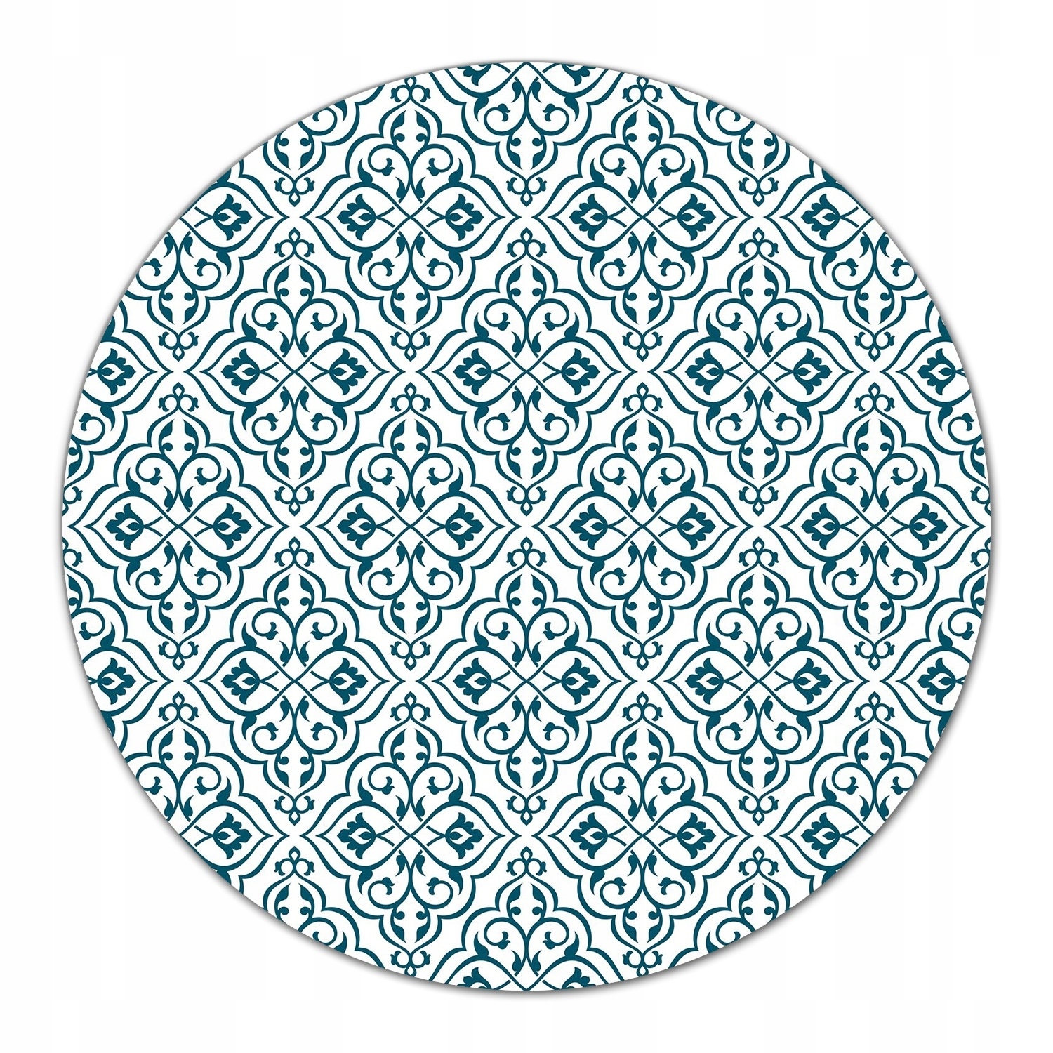 Skleněná podložka s ozdobným dekorem Vzor ornament fi40