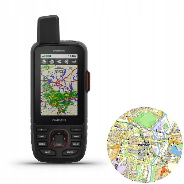 GARMIN GPSMAP 66I + OSM TOPO POLAND NAVIGATION