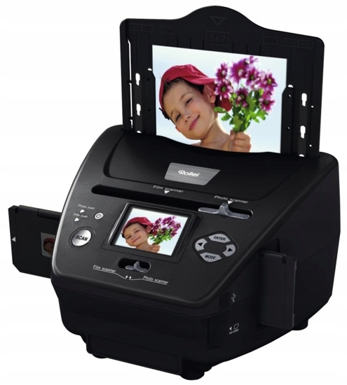 СКАНЕР СЛАЙДОВ НЕГАТИВОВ КЛИШЕ ФОТОГРАФИЙ 3 в 1 SD, 8.1 MPx