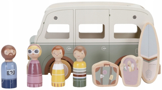 

Little Dutch Kamper Auto Campervan Vintage Figurki