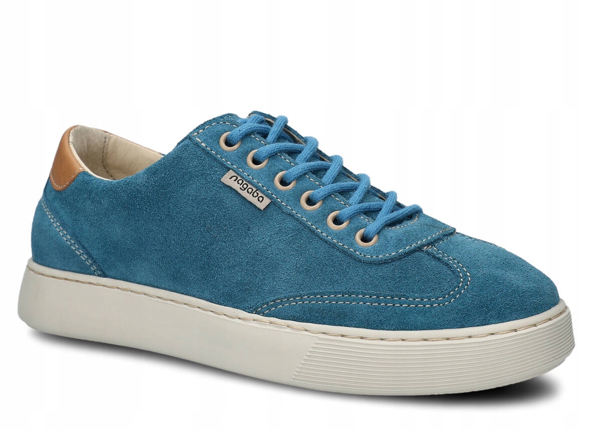 Nagaba 612 Jeans Welur – Pohodlné Kožené Polské Dámské Polobotky