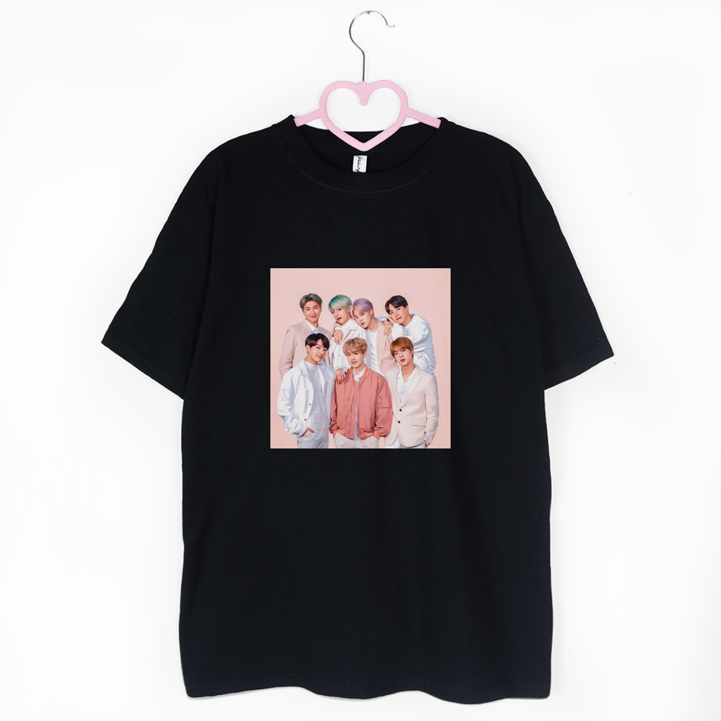 

T-shirt Bts k-pop czarna koszulka 134 140
