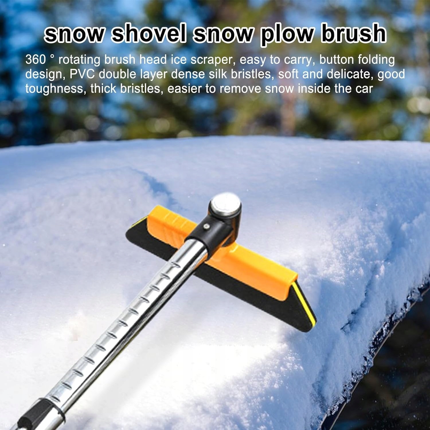 Ściągaczka do śniegu, skrobaczki do przedniej szyby samochodu, Producent bez marki