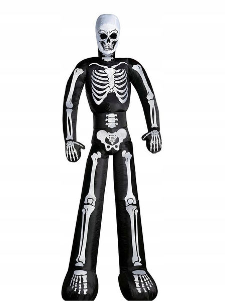 Dekorácia Nafukovací Skelet Kostlivec 200 x 150 cm Halloweenská dekorácia
