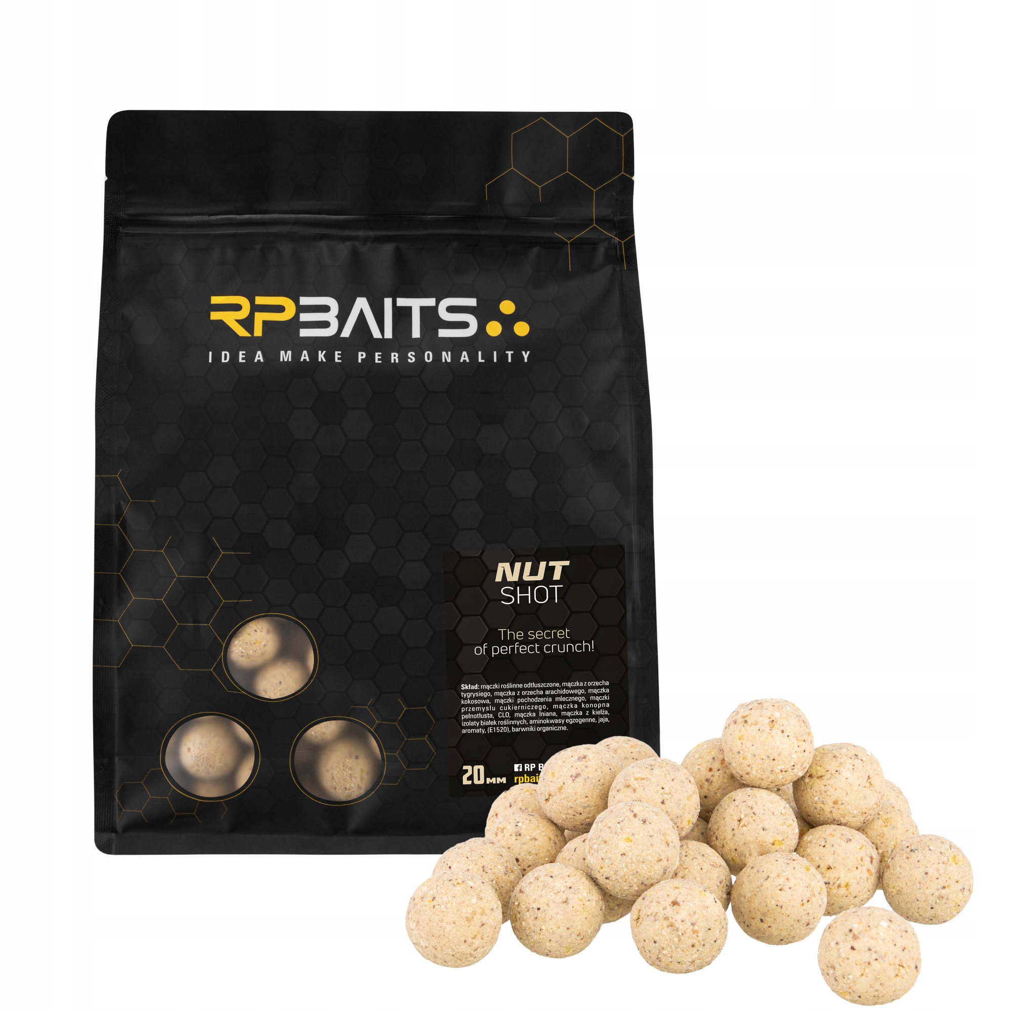 Boilies Rp Baits NutShot 20 mm 4 kg