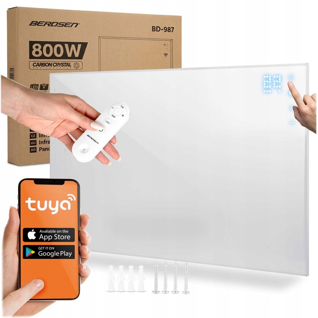 Infračervený ohřívač s infračerveným zářičem 800 W Berdsen BD-987 pilot