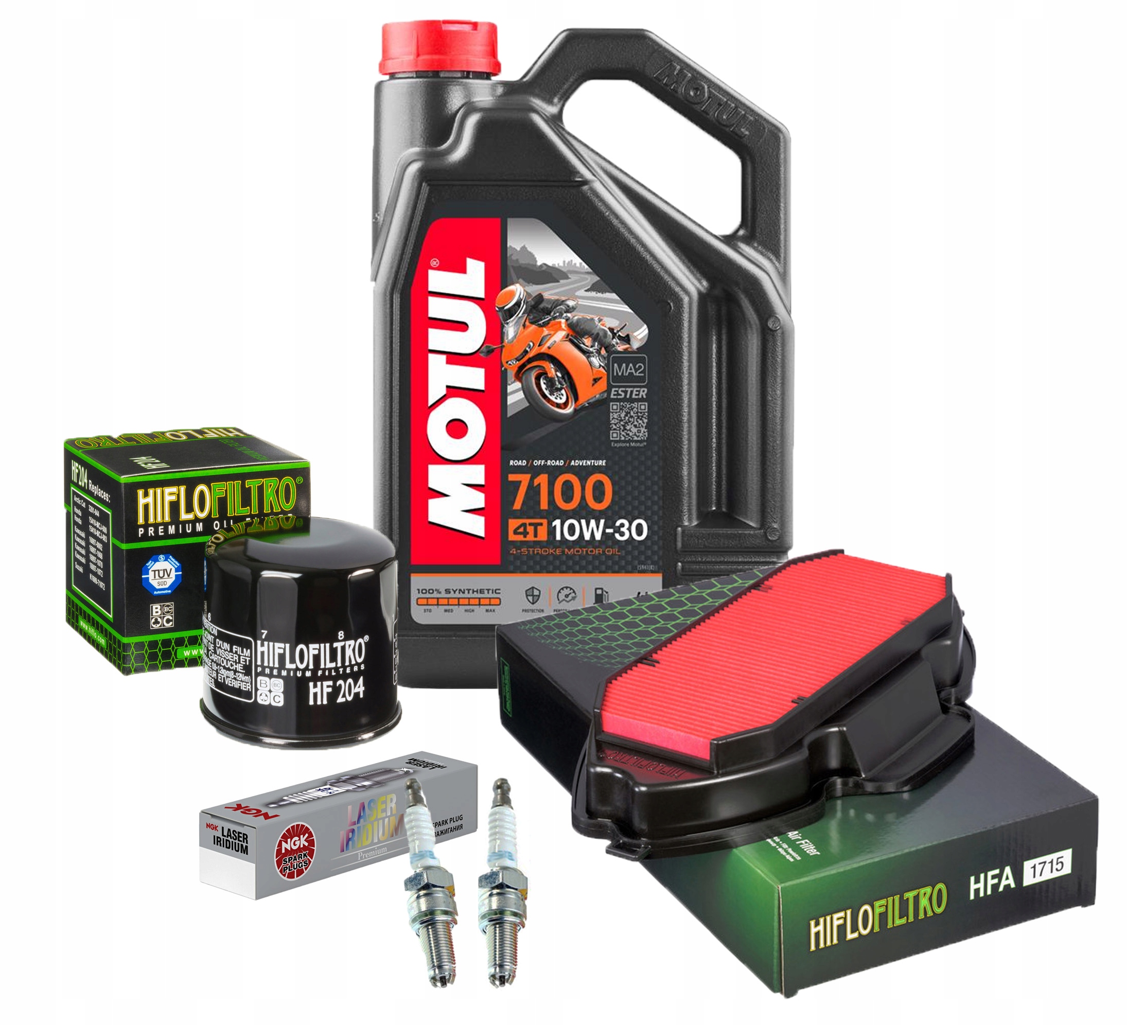 Olej Motul 7100 10W30 HONDA CTX 700 Filtry Świece