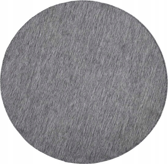 Koberec na terasu, vonkajší okrúhly, obojstranný, 140 cm