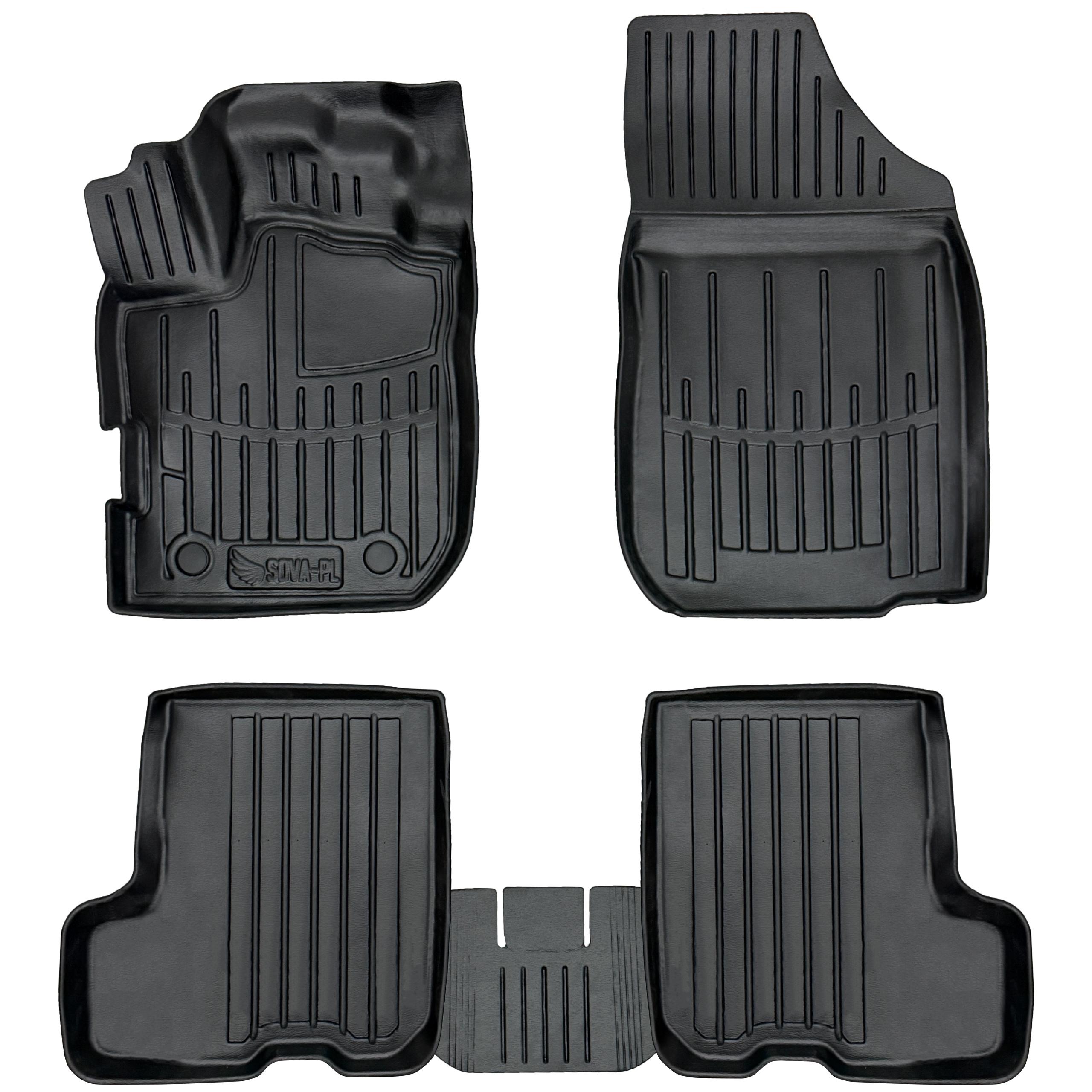 Dywaniki gumowe 3D do Dacia Sandero Stepway II (2012-2020)