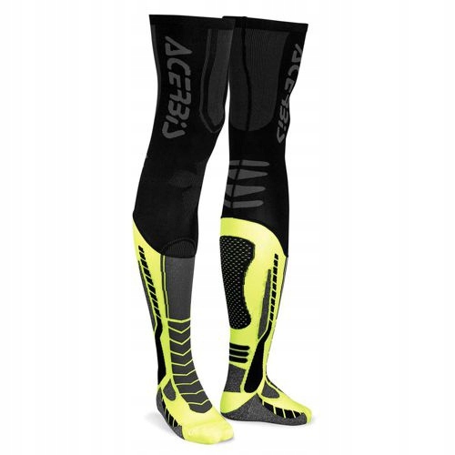 Acerbis Skarpety X Leg Pro pod nakolanniki czarno pomarańczowe Motocykl