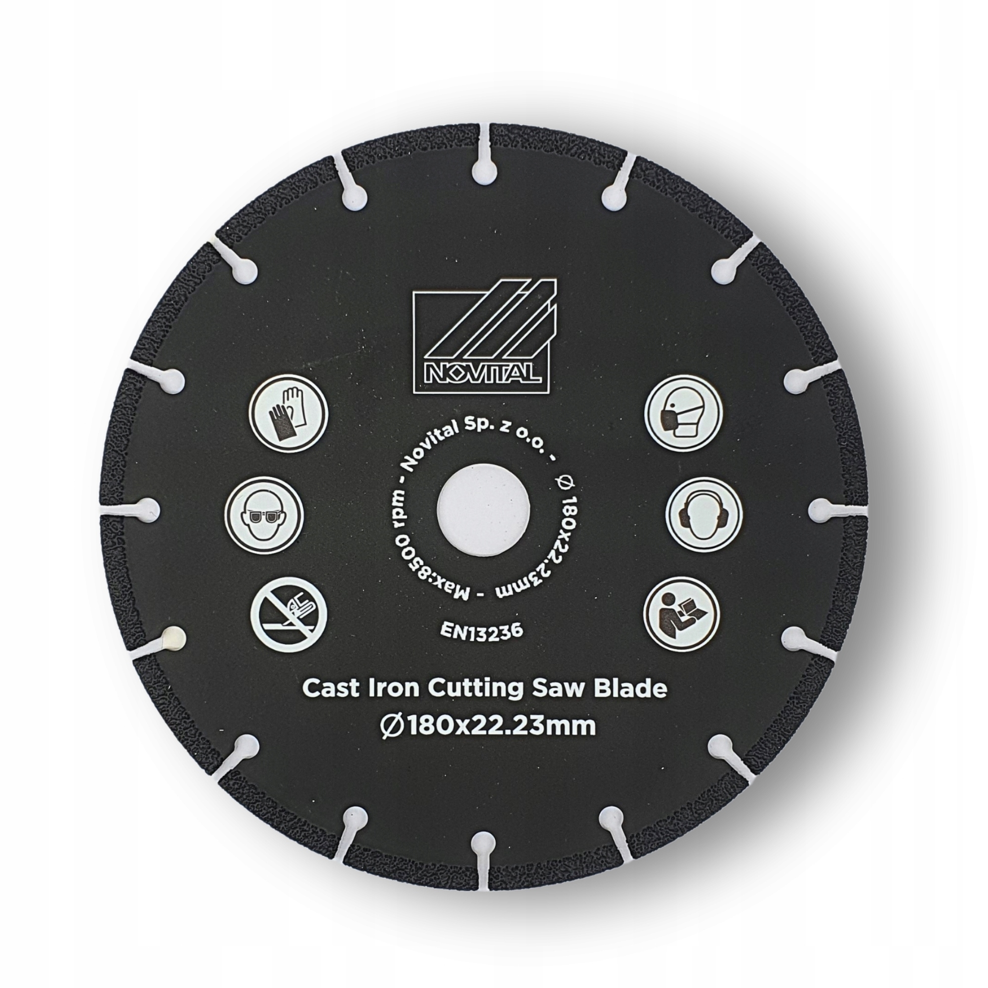 Diamantový kotouč segmentový pro řezání 180x3,0x22,23 Gr. D851