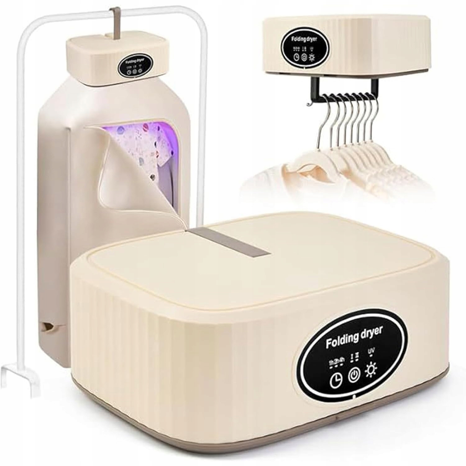 Elektrický Přenosný Závěsný Sušák Prádla 600 W