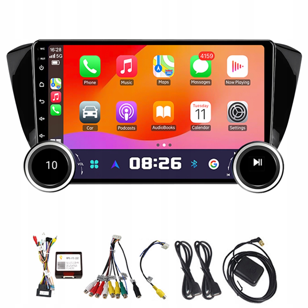 2Din Android 13 Autorádio pro Škoda Superb 3 2015-2019 4G 64G Carplay Gps