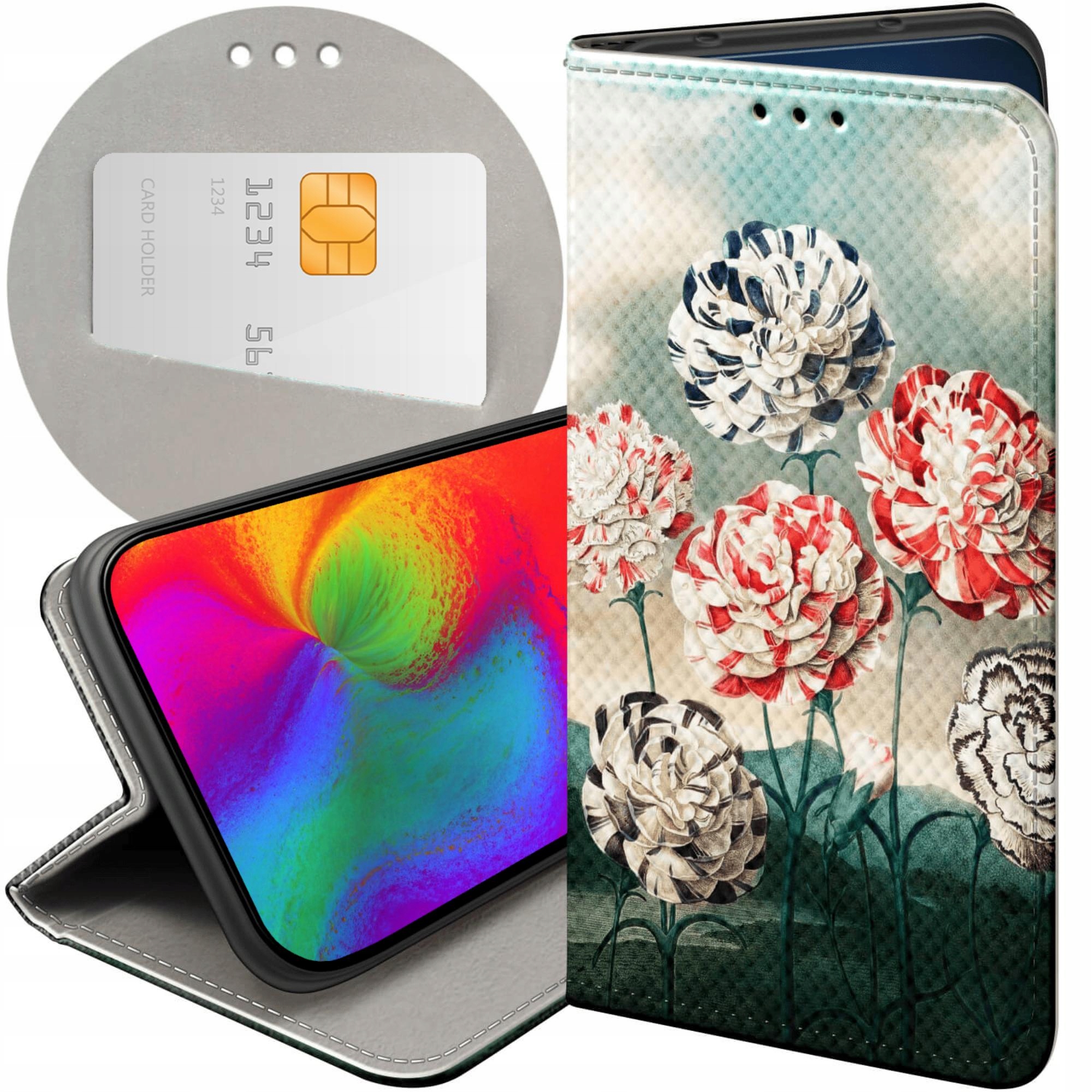 Etui Z Klapką Do Motorola Moto G14 Robert Thorton John Rośliny Obrazy