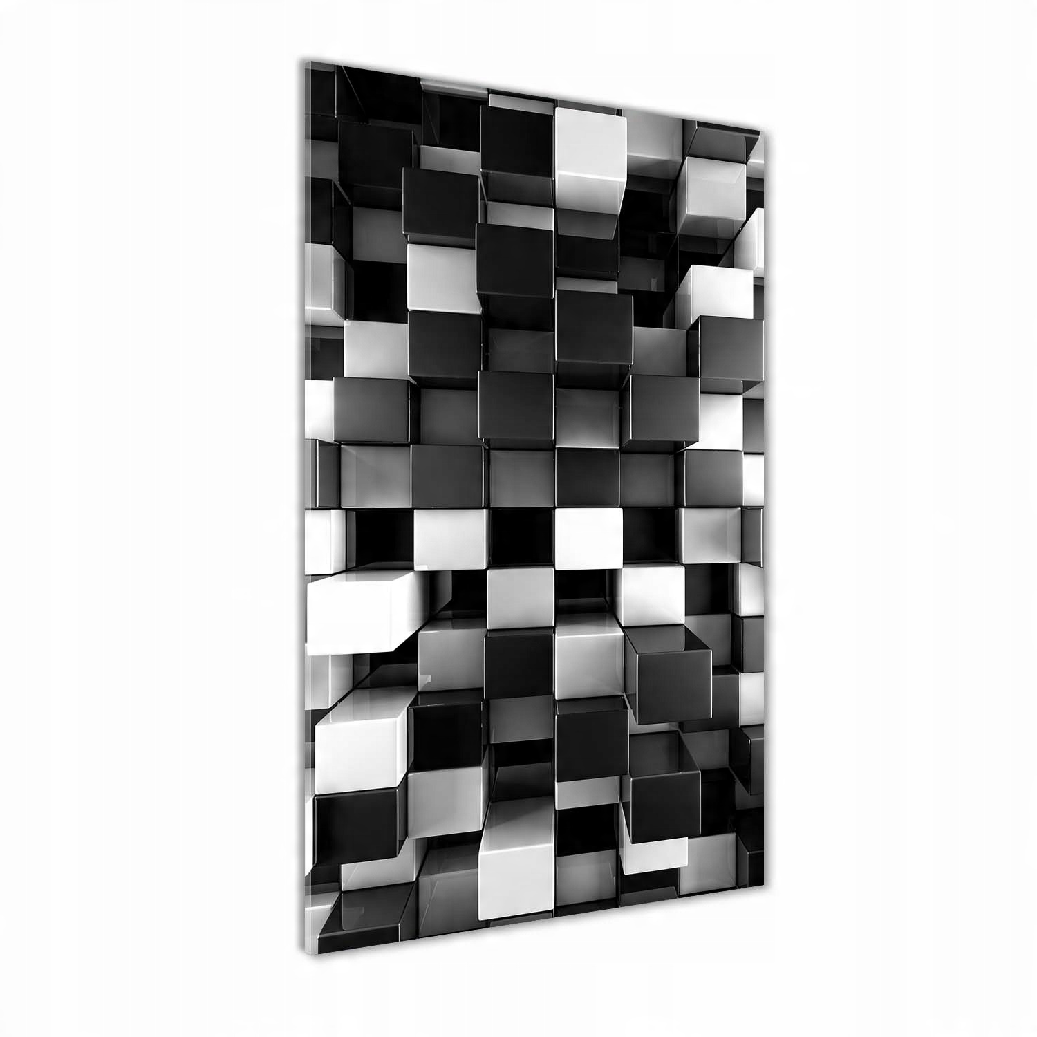 

Foto obraz na szkle Abstrakcja kostki 60x120 cm