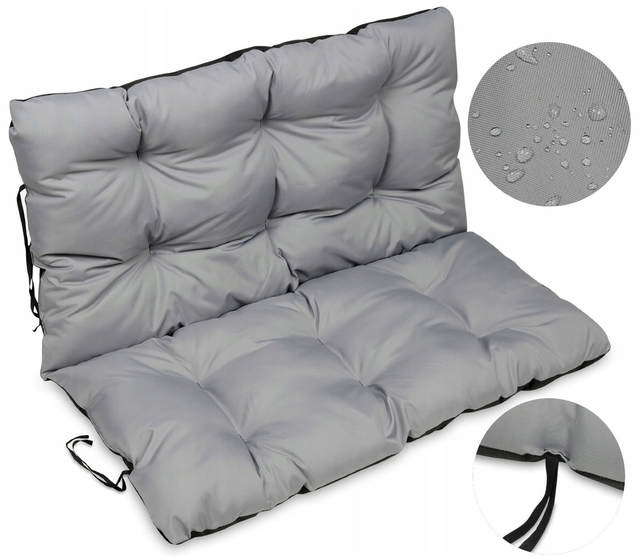 Ocel polštář na zahradní lavičku a houpačku 120x110