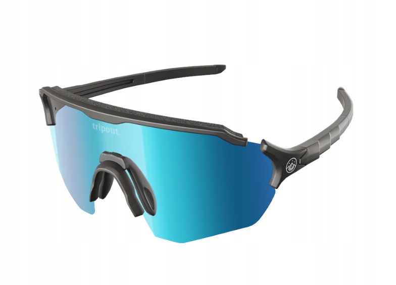 Okulary Tripout Ride Blue UV-400 kat.2 Etui Enduro