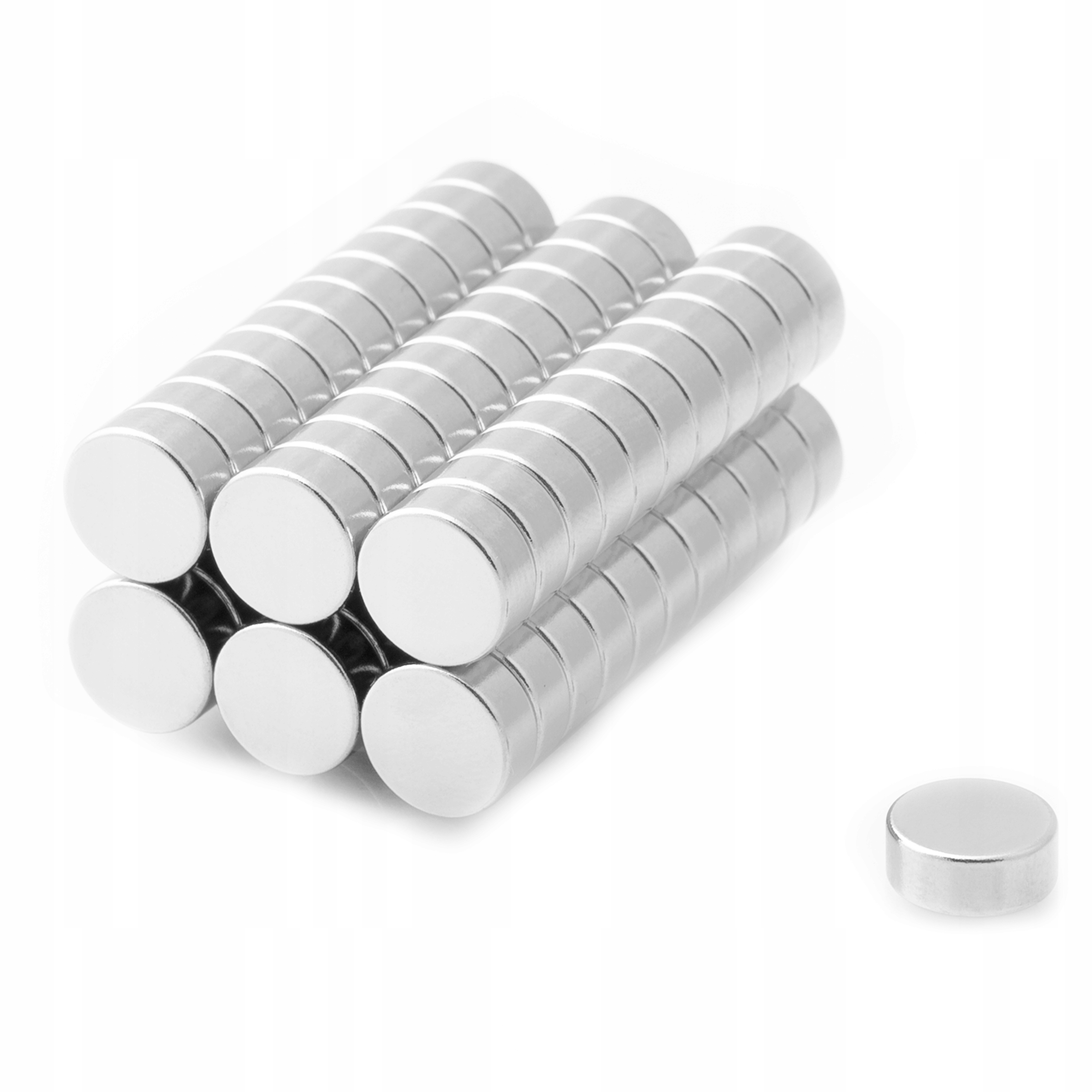 MAGNES NEODYMOWY OKRĄGŁY 10x4 N38 MOCNY EAN (GTIN) 5905072501217