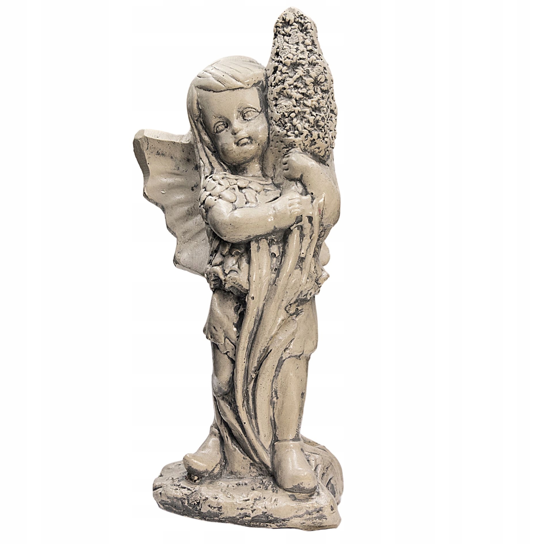 FIGURKA DUŻY ANIOŁEK WRÓŻKA GIPSOWA DEKORACJA