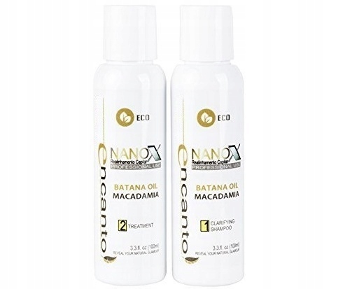 Encanto Pro Brasil Nanox 2x100 ml Sada pro keratinové narovnání vlasů