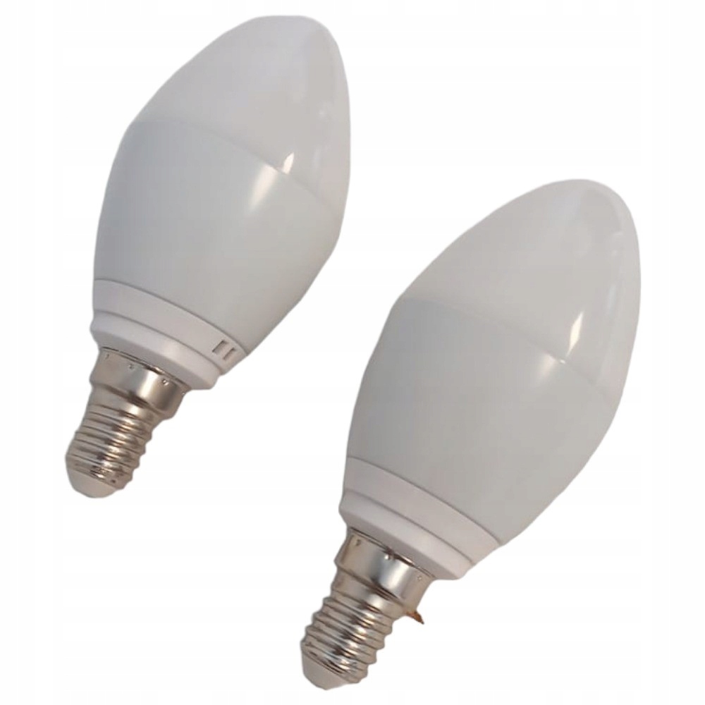 Inteligentne 2 żarówki LED E14 5W sieć 2,4GHz Moc 5 W